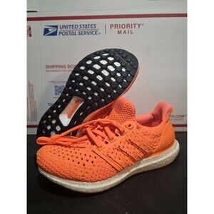 New Adidas Men's UltraBoost Clima DNA Running Size 4  Women's 5 Orange  S42542